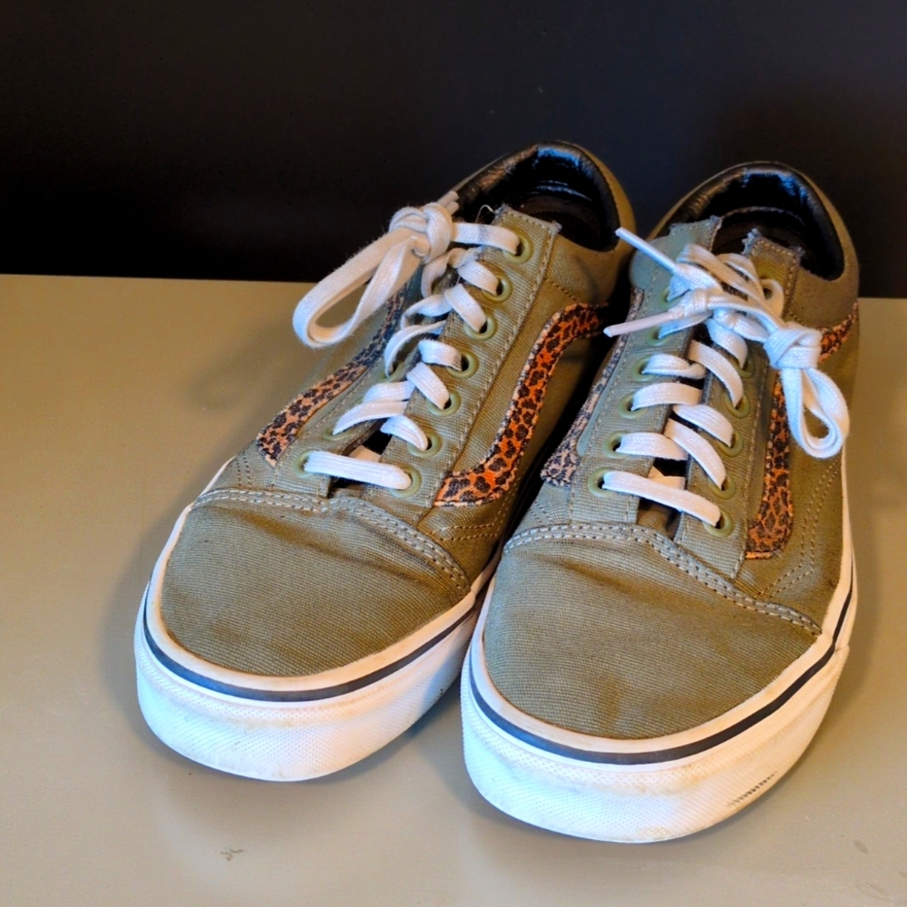 Vans Cheetah Green Shoes Sneakers